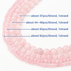 Природного розового кварца нитей бисера G-OC0001-02M