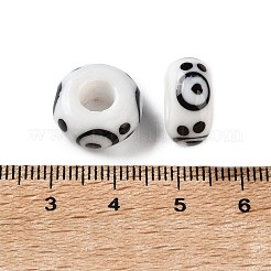Perles européennes vernissées manuelles&nbsp;LA-CBA0C61-01C