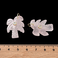 Geschnitzte Anhänger aus natürlichem Rosenquarz&nbsp;GG-CBA67BD-02G-J