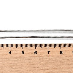 Collane a catena a serpente in acciaio inossidabile 304 da 1.5 mm per donne e uomini&nbsp;STAS-V011-04C-P