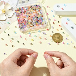 500pcs perles de verre transparentes&nbsp;FIND-CJ0002-77