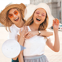 Блестящий лист со стразами для исправления DIY-WH0308-441A