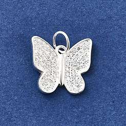 925 Sterling Silber Micro Pave Zirkonia Anhänger&nbsp;STER-D309-01F-S