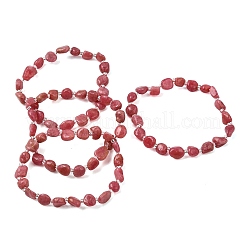Armbänder aus natürlichen Rhodonitperlen&nbsp;GG-CBA05D5-02B-06A