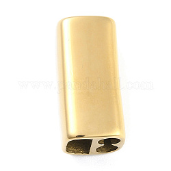 イオンプレーティング（ip）304ステンレス鋼マルチ連リンク  直方体の  ゴールドカラー  24x10.5x11.5mm  穴：8x4.5＆4ミリ