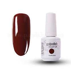 15 ml spezielles Nagelgel, für Nail Art Stempeldruck, Lack Maniküre Starter Kit, Kokosnuss braun, Flasche: 34x80mm