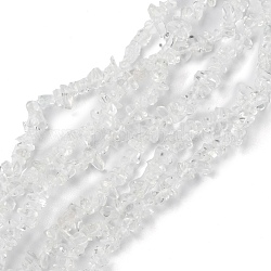 K9 нитки стеклянных бусин, чип, кристалл, 1.5~4.5x3~13x2.5~8 мм, отверстие : 0.6 мм, 30.94~31.97 дюйм (78.6~81.2 см)
