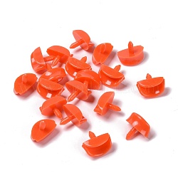 Pandahall elite 40pcs 2 tamaños boca de muñeca de plástico, para manualidades, juguete de ganchillo y peluches, boca de pato, naranja, 30mm / 42mm, 20pcs / tamaño