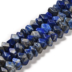 Filo di Perle lapis lazuli naturali , sfaccettato, pepite, 10~11x8~10x7~8mm, Foro: 1 mm, circa 22~23pcs/filo, 7.09~7.48'' (18~19 cm)