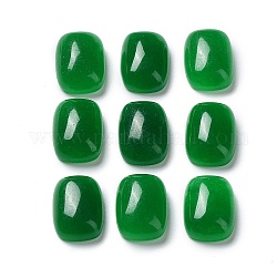 Natural Malaysia Jade Cabochons, Dyed, Rectangle, 14x10x5mm