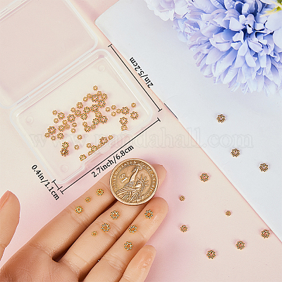 90 шт. 3 стиля 304 нержавеющая сталь разделительные бусины STAS-BBC0004-32-1