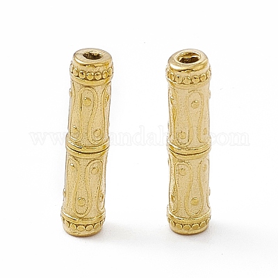 Вакуумное покрытие pvd 201 нержавеющая сталь трубчатые бусины STAS-J401-VC851-1