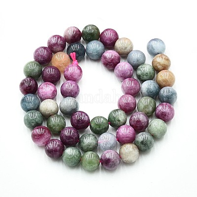 Природного кварца нитей бисера G-N355-8mm-07-1