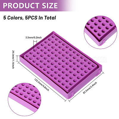 5 шт. 5-цветные пластиковые коробки для хранения в морозильной камере CON-CA0001-025-1