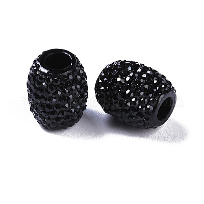 Бусины европейского желейного цвета из непрозрачной смолы RESI-B025-02A-03-1