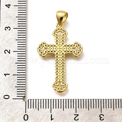 Стойки обшивки латунь микро проложить Циркон подвеску KK-L226-005G-12-1