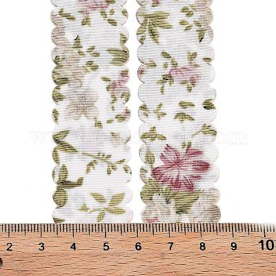 20 ярд полиэфирной ленты с цветочным принтом OCOR-Z005-03B-1