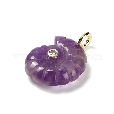 Подвески из натурального аметиста  G-A287-01G-05-1