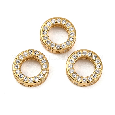 925 оправа из стерлингового серебра с микропаве из прозрачных кубических цирконий STER-P061-01A-G-1