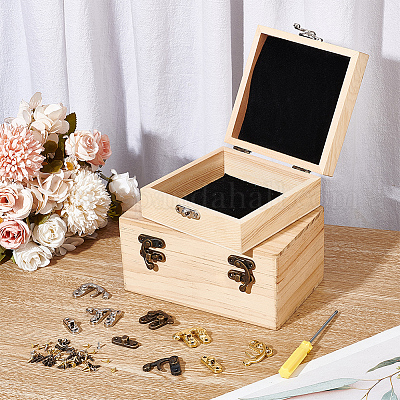 30 шт. 6 цвета железный замок с защелкой и крючком&nbsp;FIND-OC0003-42-1