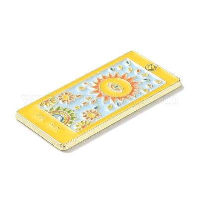 Pendentifs d'émail en alliage&nbsp;X-ENAM-K070-03G-02-1