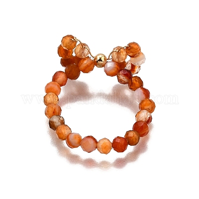 3 шт. кольца с натуральными драгоценными камнями RJEW-TA00204-1