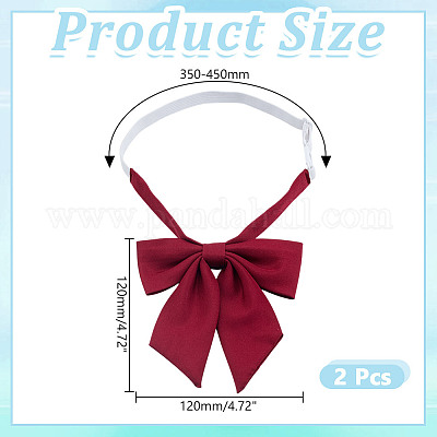 Галстуки с бантом из полиэстера AJEW-WH0678-55B-1