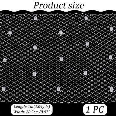 Сетка из полиэстера 1 м. AJEW-GA0006-87B-1