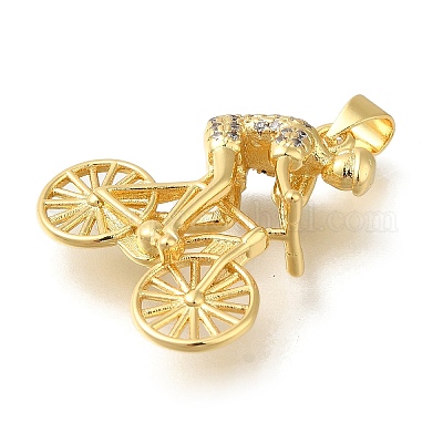 Реечное покрытие латунь с подвесками из кубического циркония KK-Z086-29G-02-1