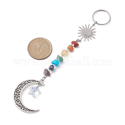 Брелки из сплава в тибетском стиле KEYC-JKC00552-02-1