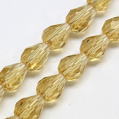 Стеклянные бусины EGLA-E010-8x12mm-11-1