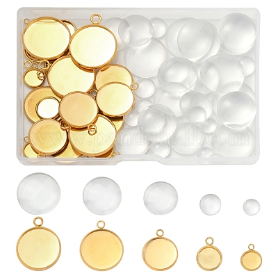 Наборы для изготовления подвески из нержавеющей стали 304 своими руками DIY-FS0008-36-1