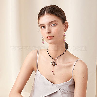 Набор для самостоятельного изготовления овальных сережек DIY-DC0002-07-1