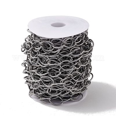 Овальные бордюрные цепи из оксидированного алюминия CHA-G001-04P-1