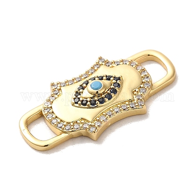 Подвески из латуни с кубическим цирконием KK-M278-01B-G-1