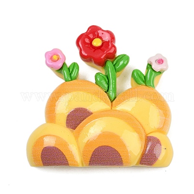 Непрозрачные кабошоны из смолы CRES-P037-01C-1