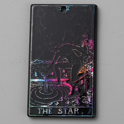 Печатные акриловые подвески OACR-WH0036-23M-1