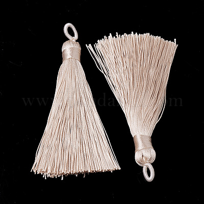 Полиэстер кисточка большие подвески украшения AJEW-S059-17-1