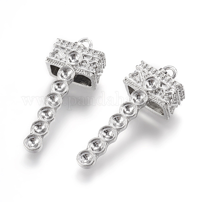 Сеттинги горный хрусталь кулон поруки сплава PALLOY-K099-06P-1