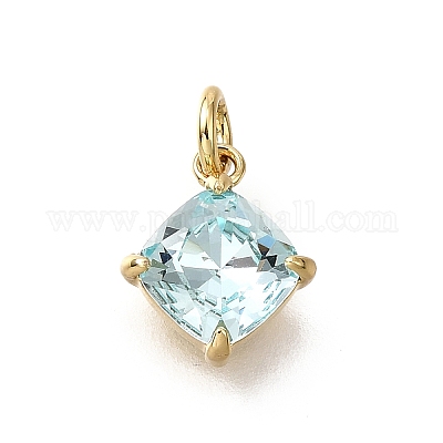 Латунь стекло амулеты KK-V011-35G-A-1