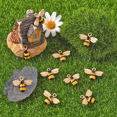 Подвески из эмали и сплава X1-ENAM-S121-174D-RS-1