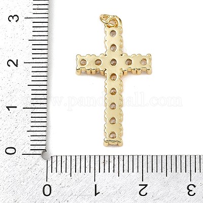 Латунные микро проложить кубического циркония подвески KK-S526-06G-A-1