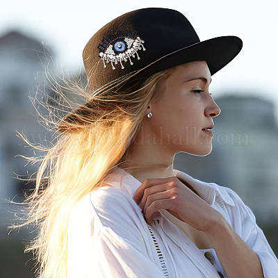 5 шт. ткань с вышитыми аппликациями от сглаза FIND-FG0003-07C-1