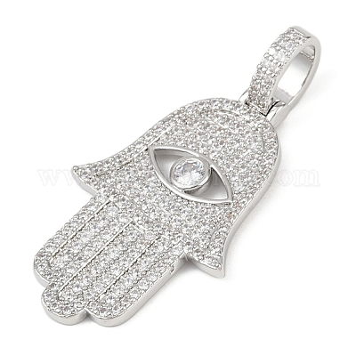 Латунные микро проложить кубического циркония подвески KK-R224-09P-1