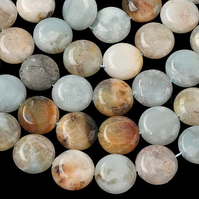 Натуральный цветок амазонитовые бусины пряди&nbsp;G-L648-B13-15mm-1