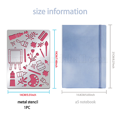 Трафареты для штампов из нержавеющей стали DIY-WH0289-037-1