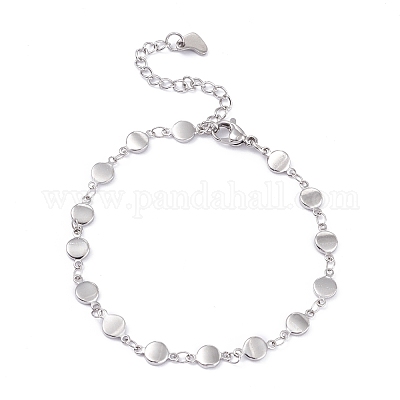 Wholesale 304 Stainless Steel Link Chain Bracelets - Pandahall.com