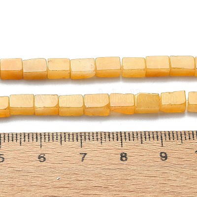 Естественный желтый авантюрин бисер нитей G-C135-F01-01-1