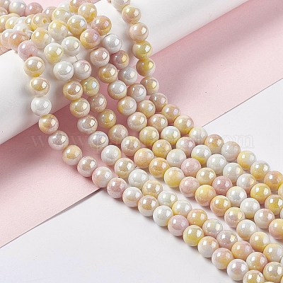 Гальванические стеклянные бусины GLAA-C023-01F-1