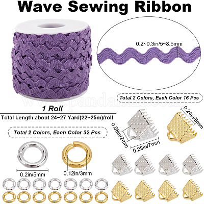 1 прядь волнообразной бахромы FIND-GF0006-65D-1